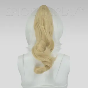 20" Curly Natural Blonde Clipon Ponytail