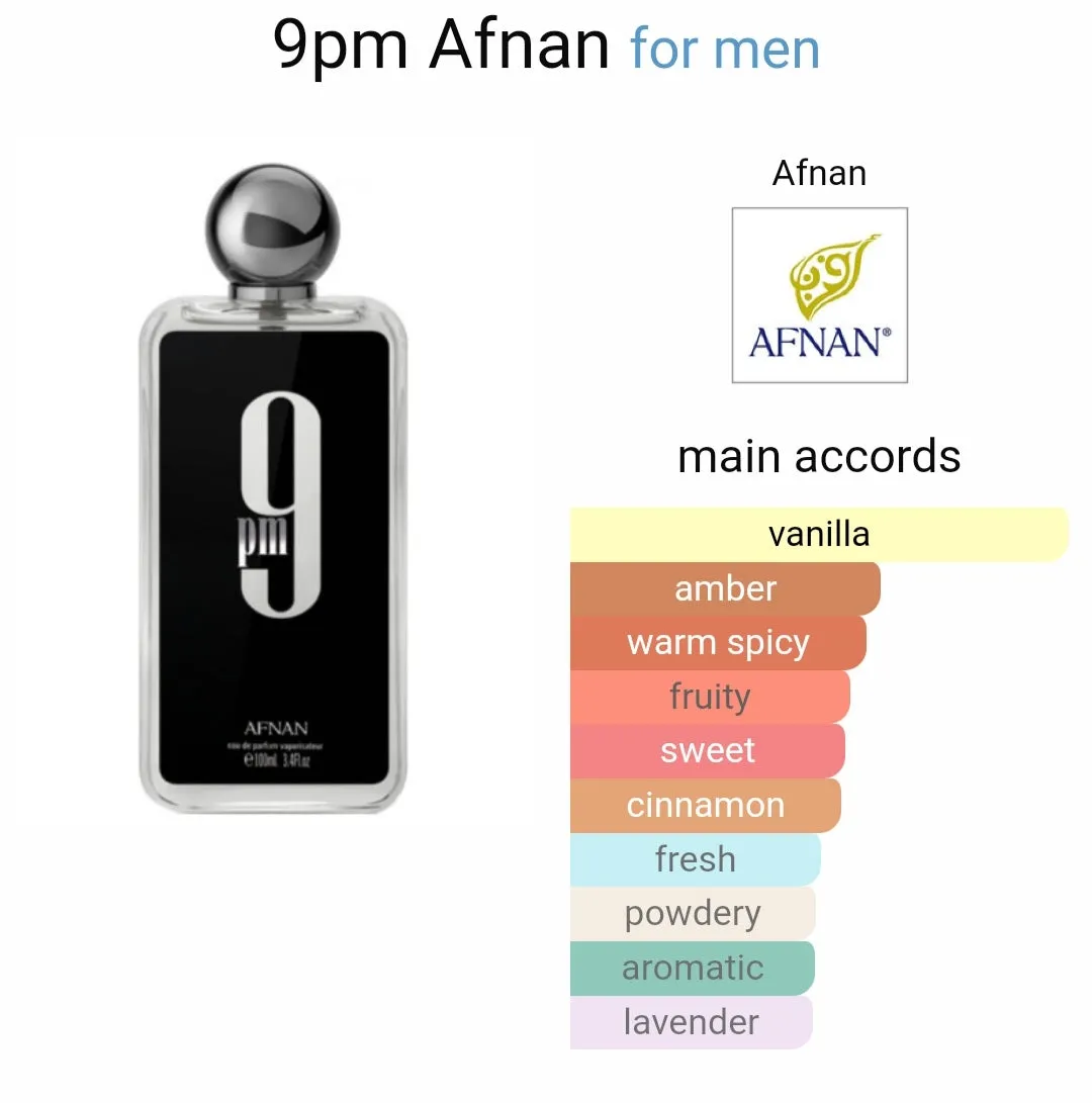 Afnan 9pm EDP Perfume 100ml for Men