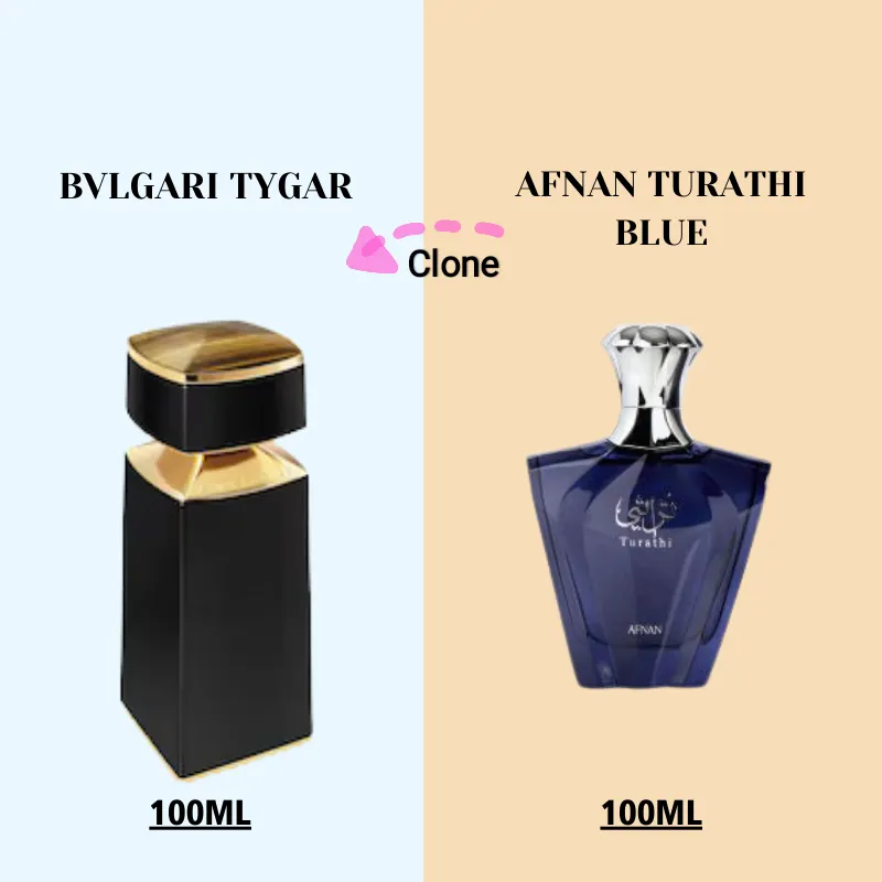 Afnan Turathi Blue Eau De Parfum 90ml for Men - *Inspired by Bvlgari Tygar*