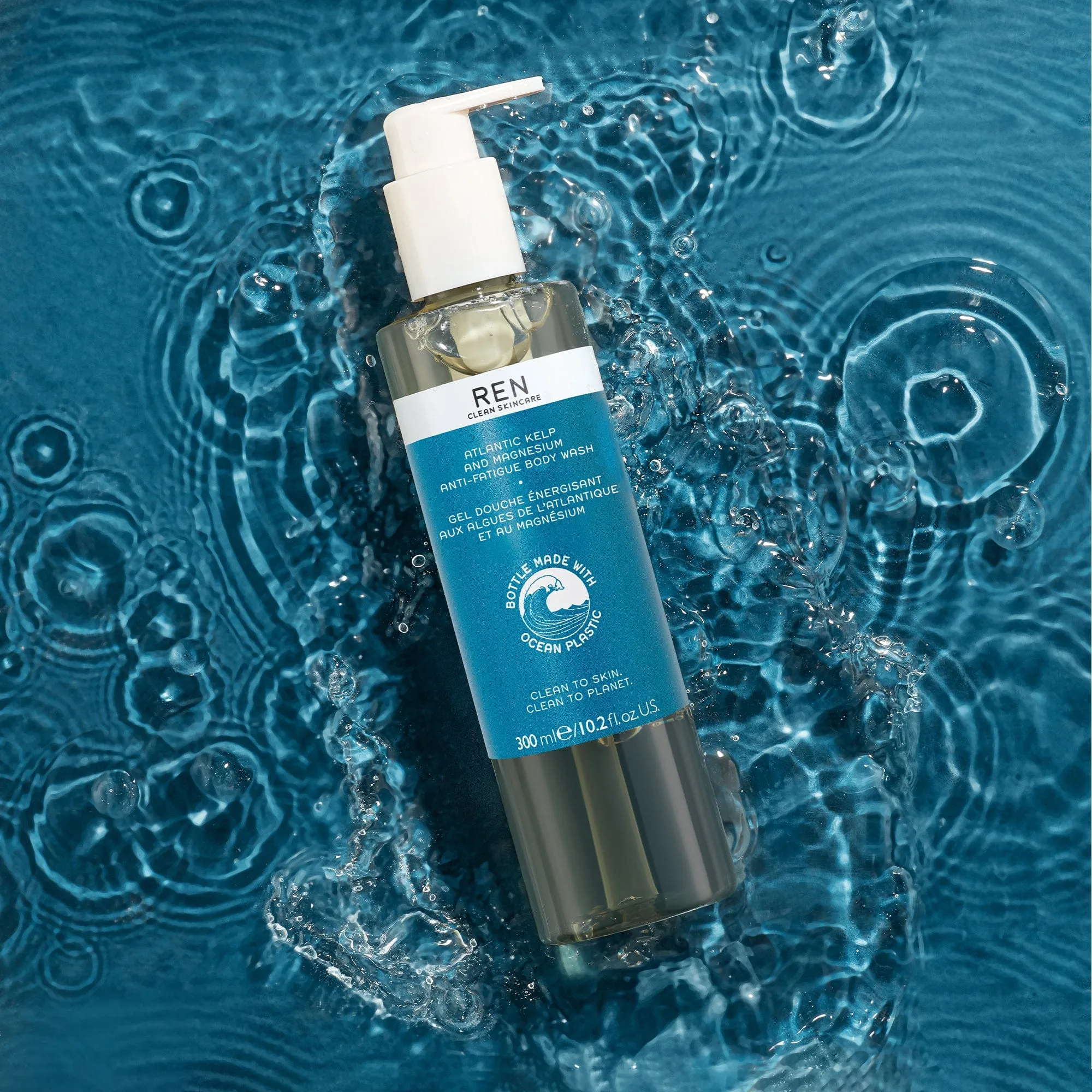 Atlantic Kelp & Magnesium Ocean Plastic Body Wash