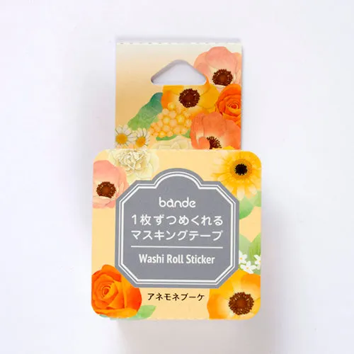 Bande Anemone Bouquet Individual Pieces Masking Tape BDA271