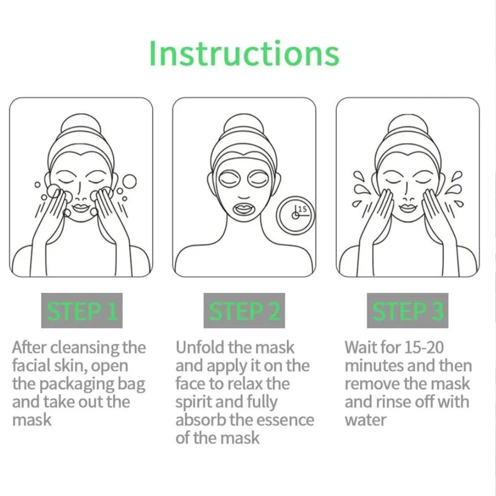 Bio Aqua Green Tea Moisturizing Facial Sheet Mask