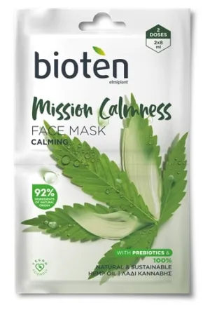 Bioten Hemp Oil - Calming Face Mask 2x8ml