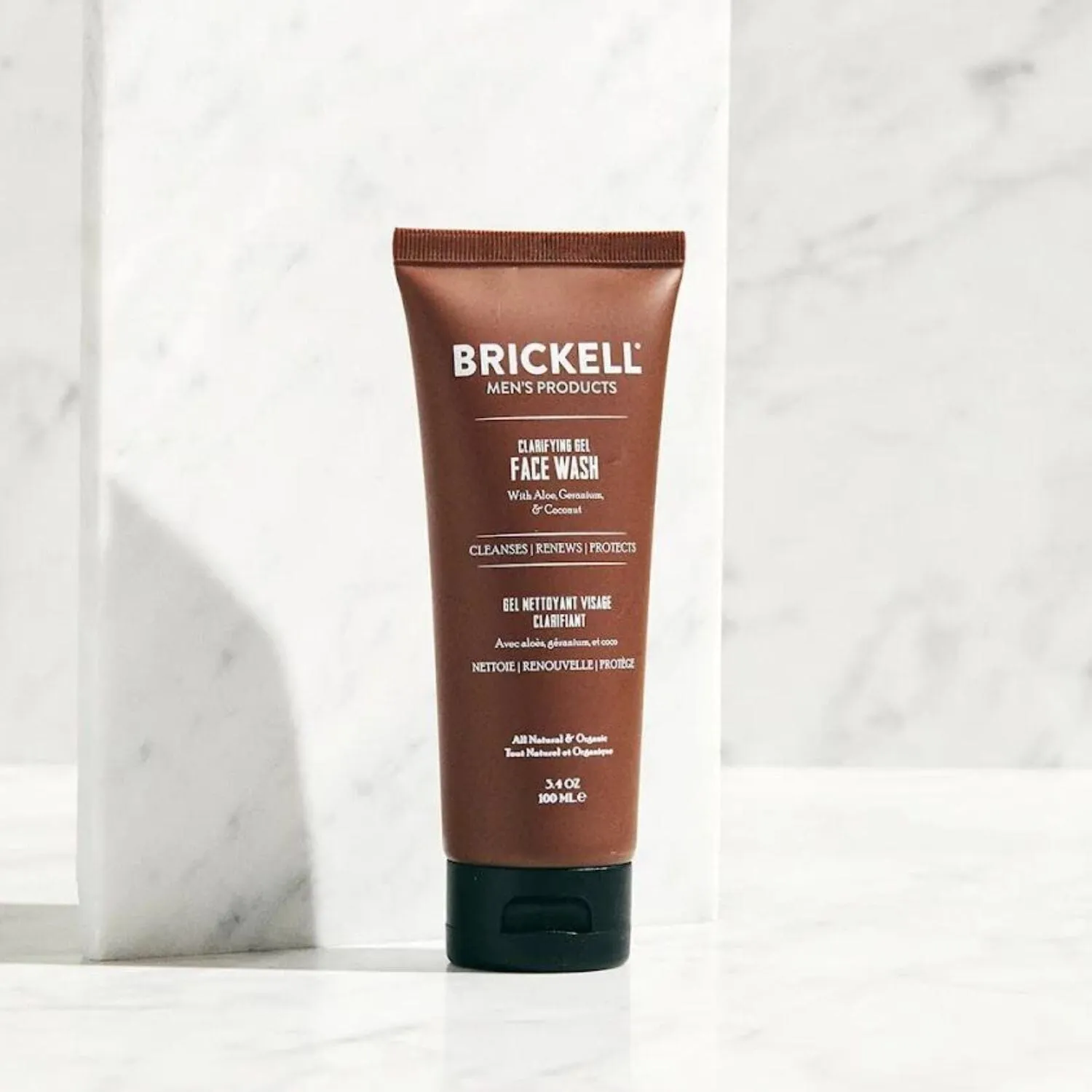 Brickell Clarifying Gel Face Wash (Options)