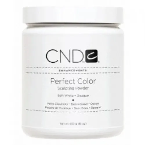 CND Perfect Color Sculpting Powder, 03214, Soft White (Opaque),16oz