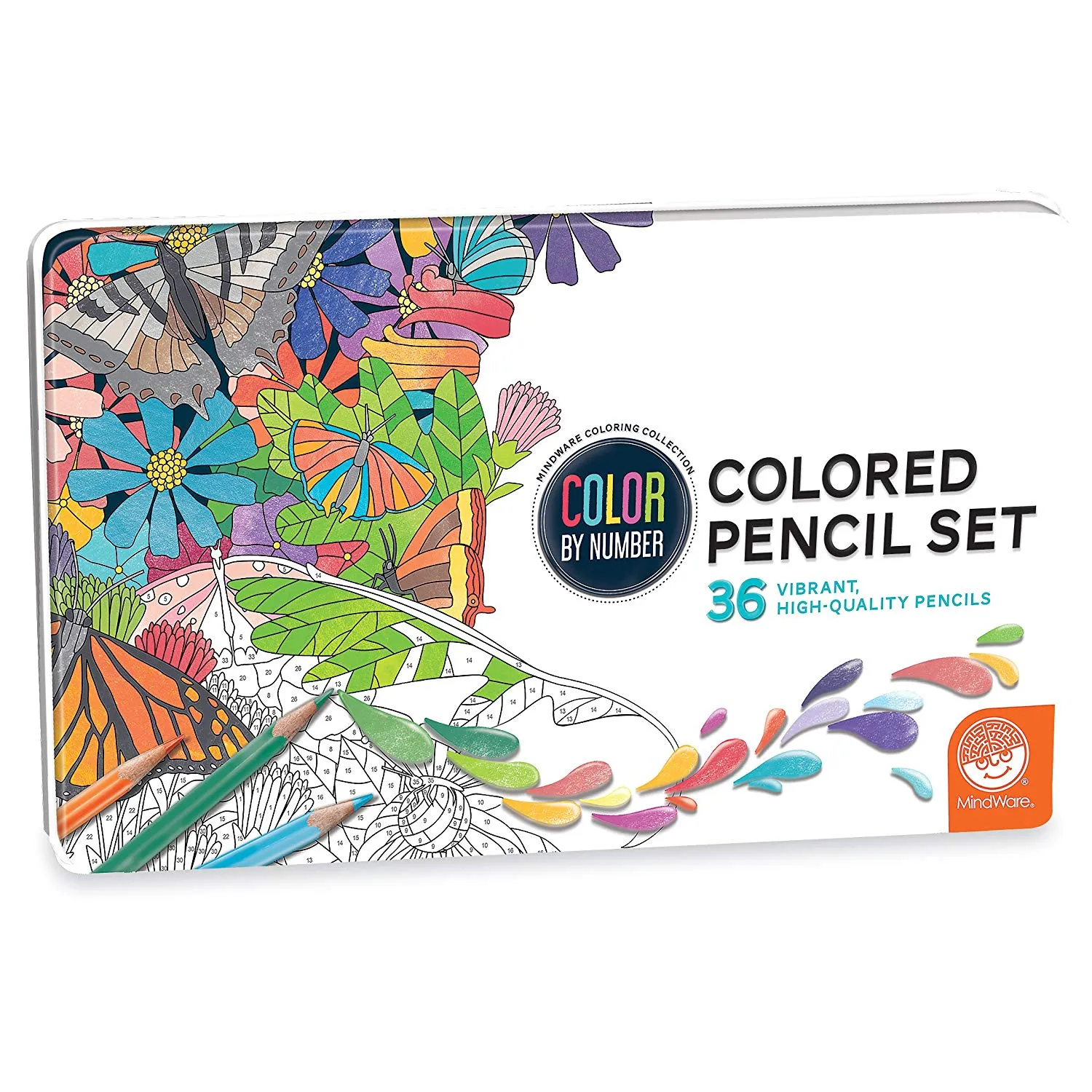 Color By Number Colored Pencil Set 36