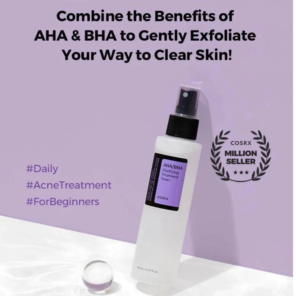 COSRX AHA/BHA Clarifying Treatment Toner