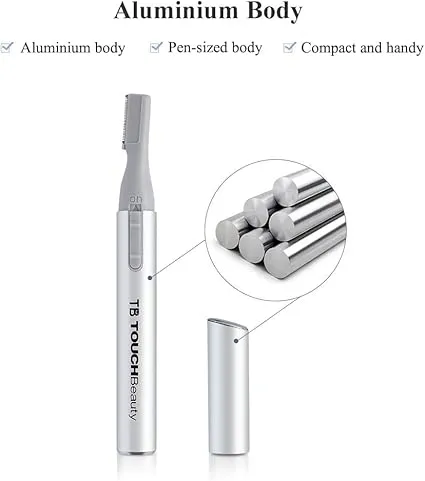 Electric Eyebrow Trimmer, Eyebrow Hair Remover, Painless Facial Hair Trimmer for Women