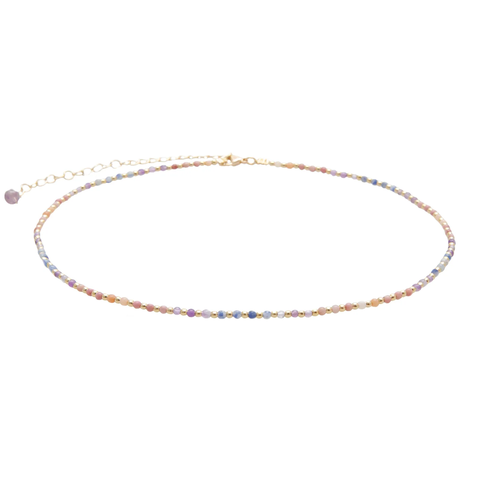 Energy Healer 2mm   Circles in the Sand Necklace Stack