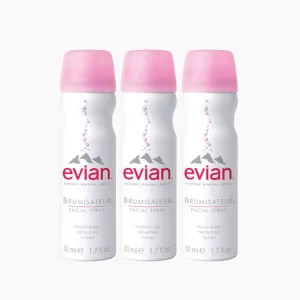 Evian Travel Trio Natural Mineral Water Facial Spray