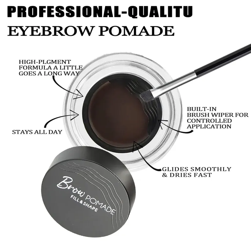 Eyebrow Stamp Pomade Waterproof Stencil Kit