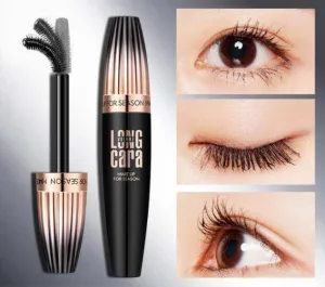 Eyelash Mascara 4D Silk Fiber  Long Curling Black Waterproof Fiber Mascara