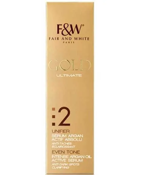 Fair And White Gold Ultimate Even Tone Intense Argan Oil Active Serum