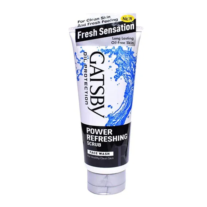 Gatsby Power Refreshing Scrub Face Wash 120g