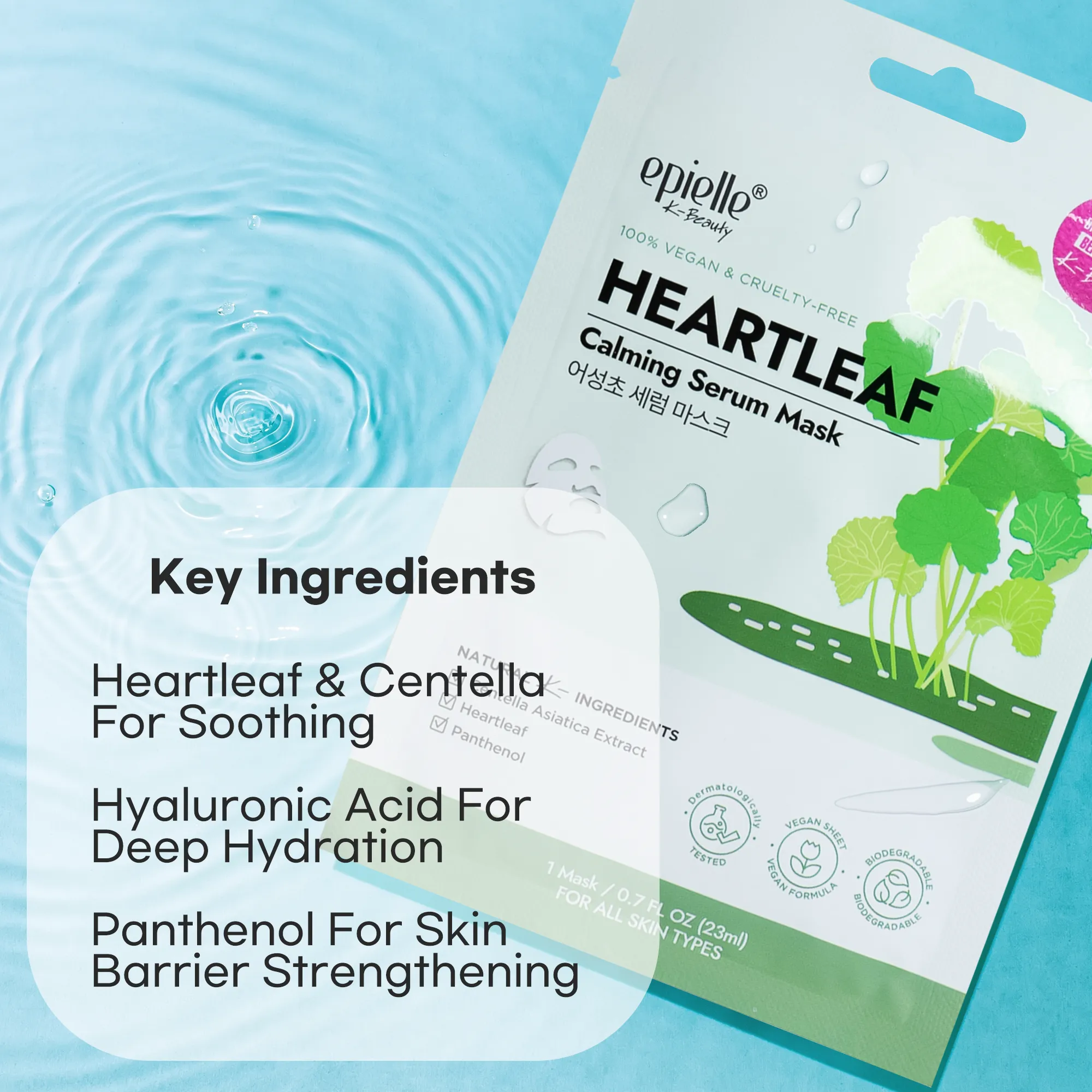 Heartleaf Calming Sheet Mask | 5pk