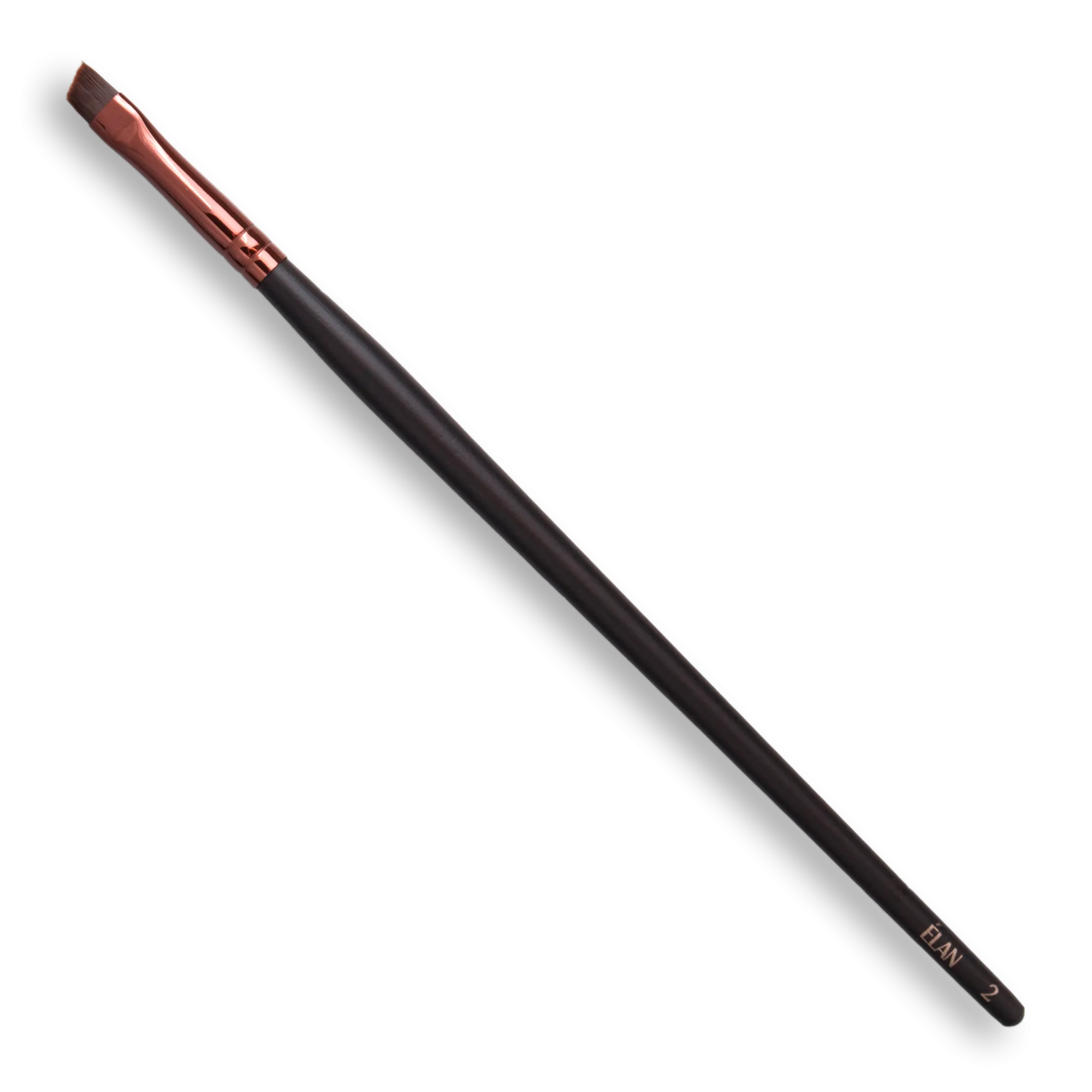 ÉLAN - Premium Professional Brow Brush Set (6 brushes, made from solid African Blackwood)