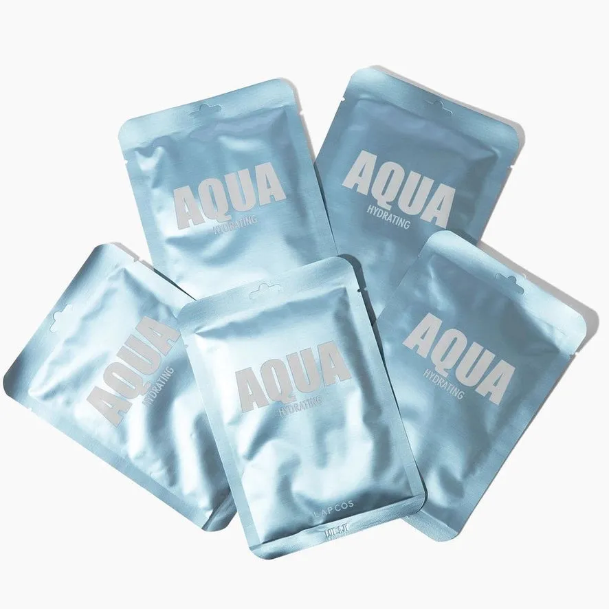 Lapcos Daily Aqua Sheet Mask - Skin Hydration - 5 Pack