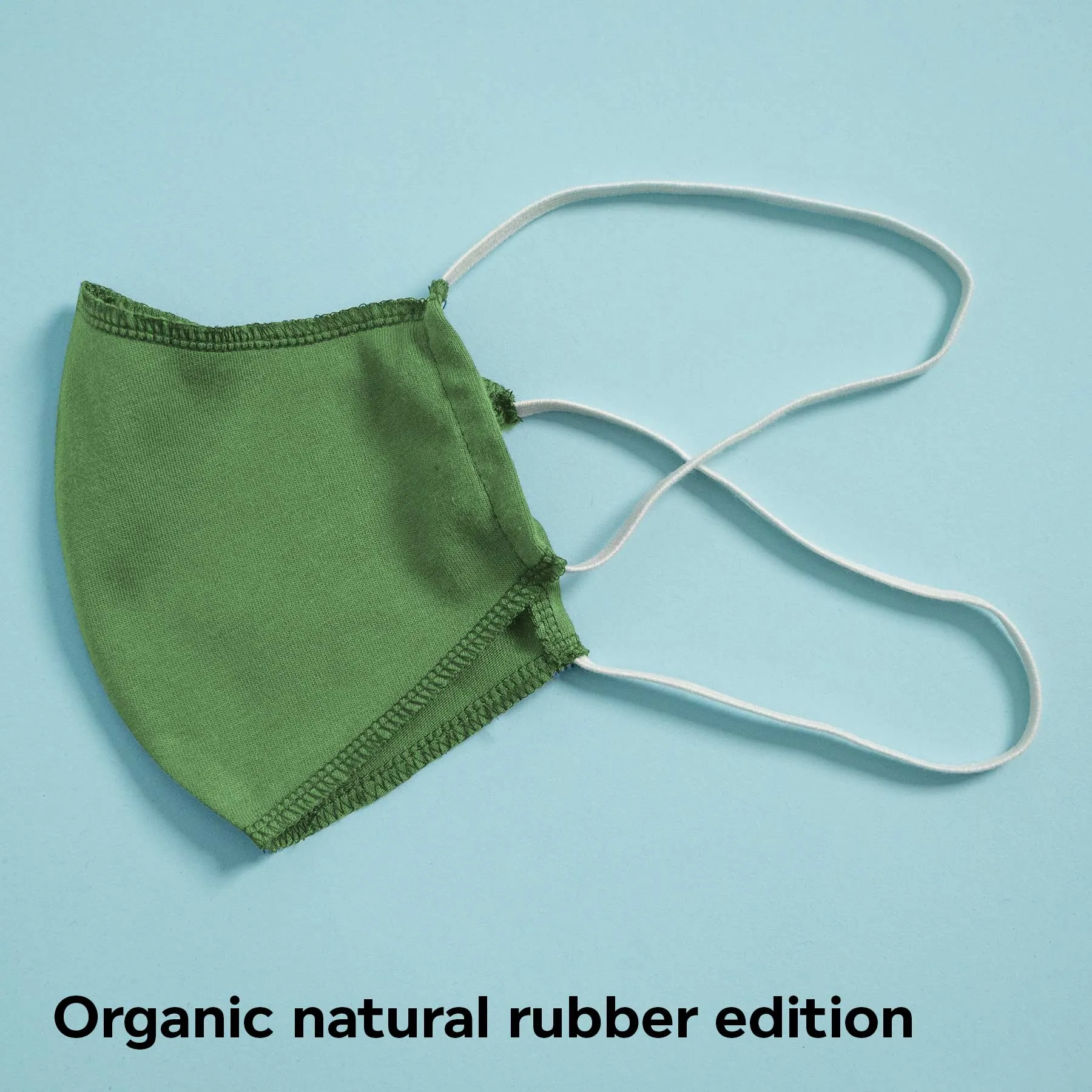 LENNOX Organic Cotton Face Mask Mouth Mask With Elastic (OC Thread, 100% Biodegradable Organic Elastic Option) (Washable)