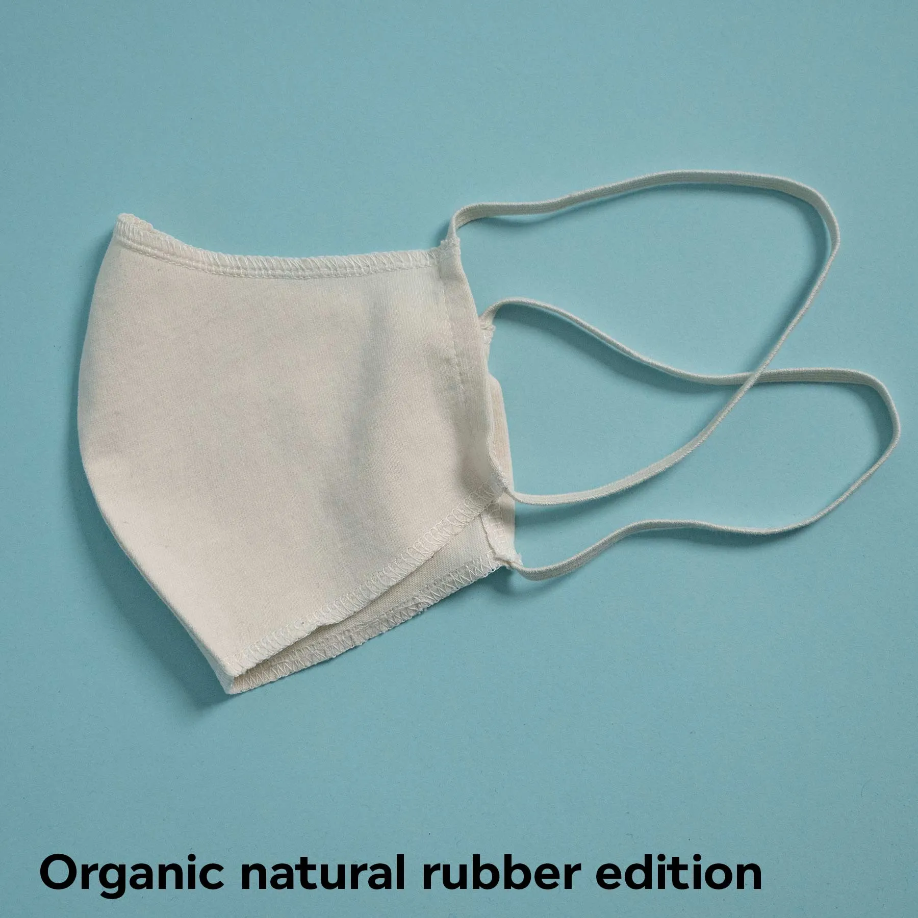 LENNOX Organic Cotton Face Mask Mouth Mask With Elastic (OC Thread, 100% Biodegradable Organic Elastic Option) (Washable)