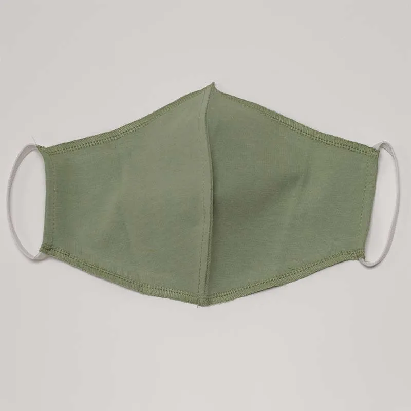 LENNOX Organic Cotton Face Mask Mouth Mask With Elastic (OC Thread, 100% Biodegradable Organic Elastic Option) (Washable)