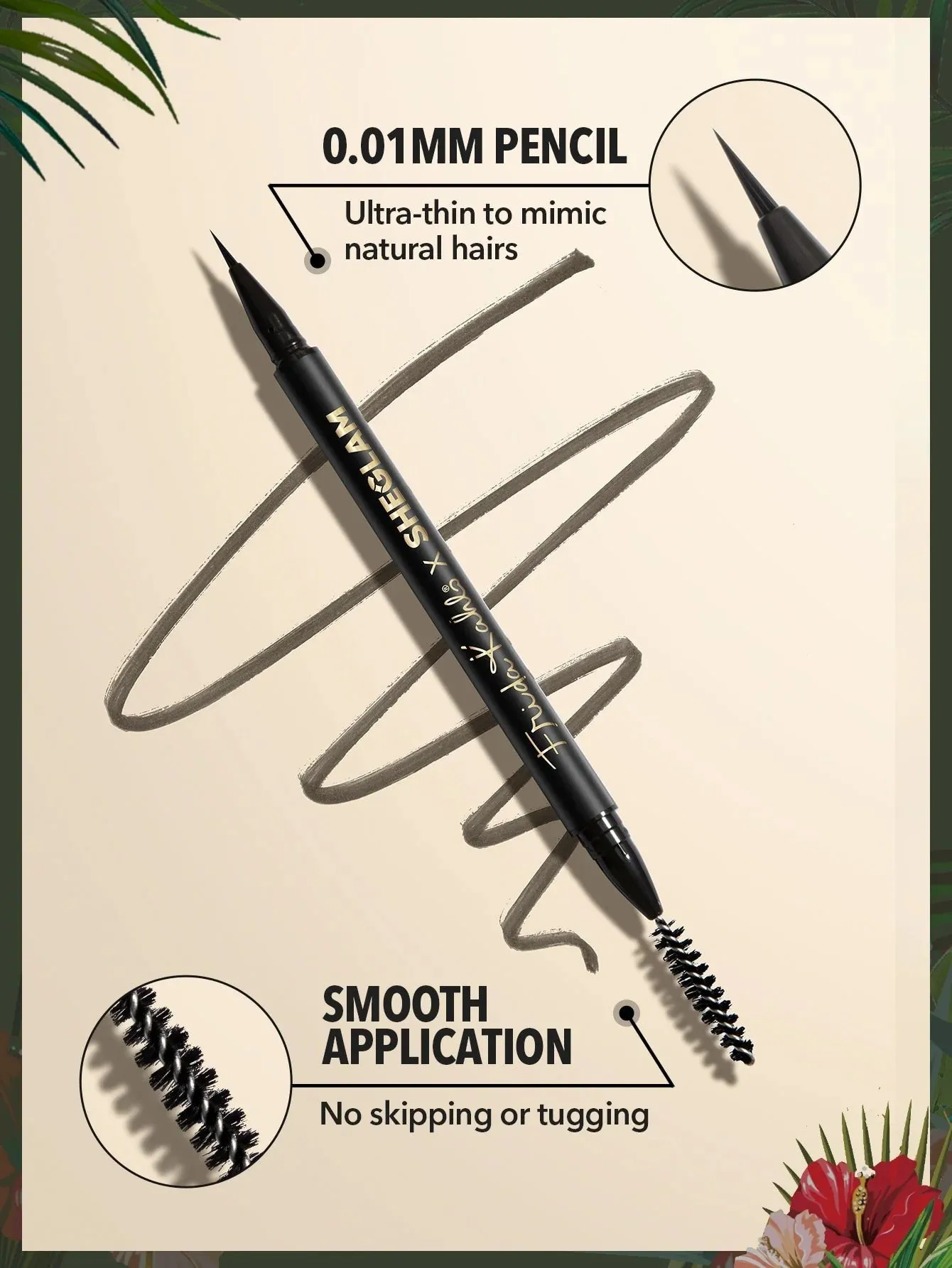 Liquid eyebrow pencil Sheglam x Frida Kahlo Brow Icon - Auburn, auburn