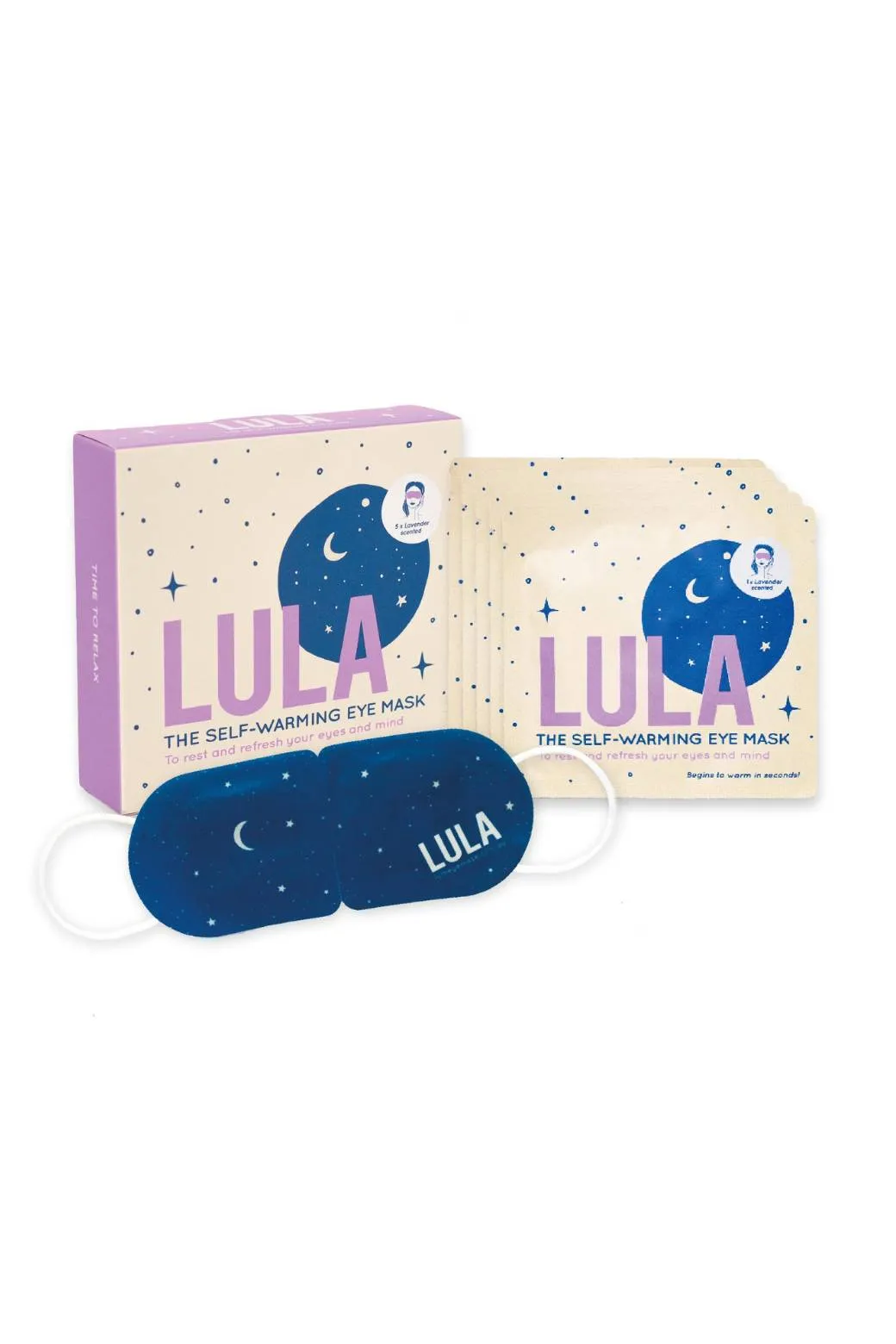 Lula Eye Mask Lavender 5 Pack