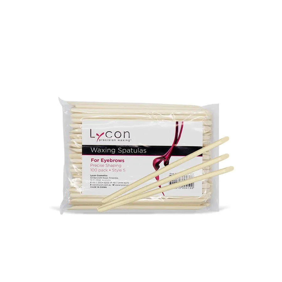 Lycon Waxing spatulas - Eyebrow Precise Shaping