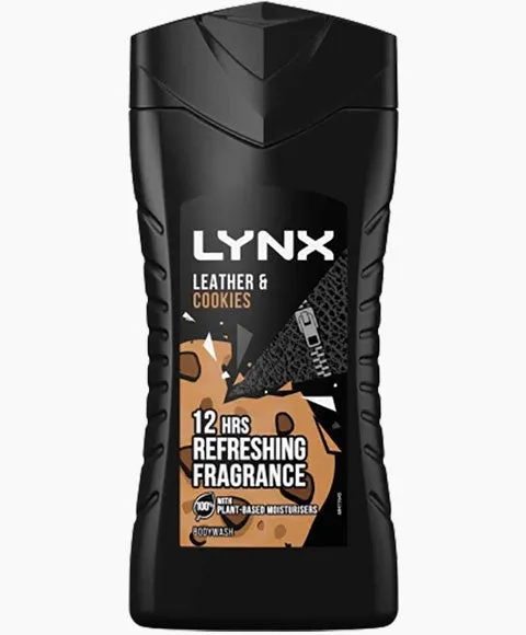 Lynx Leather And Cookies 12H Refreshing Fragrance Body Wash