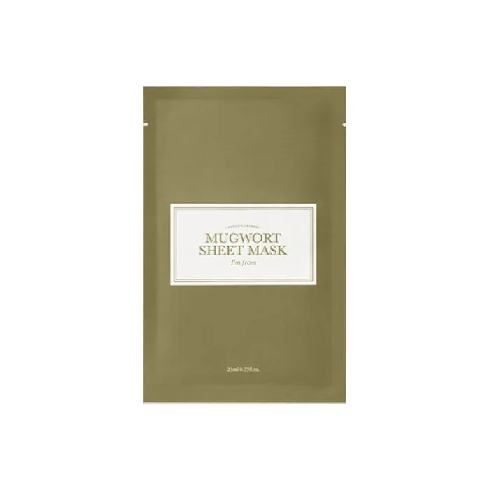 Mugwort Sheet Mask - 1 Box of 5 Sheets