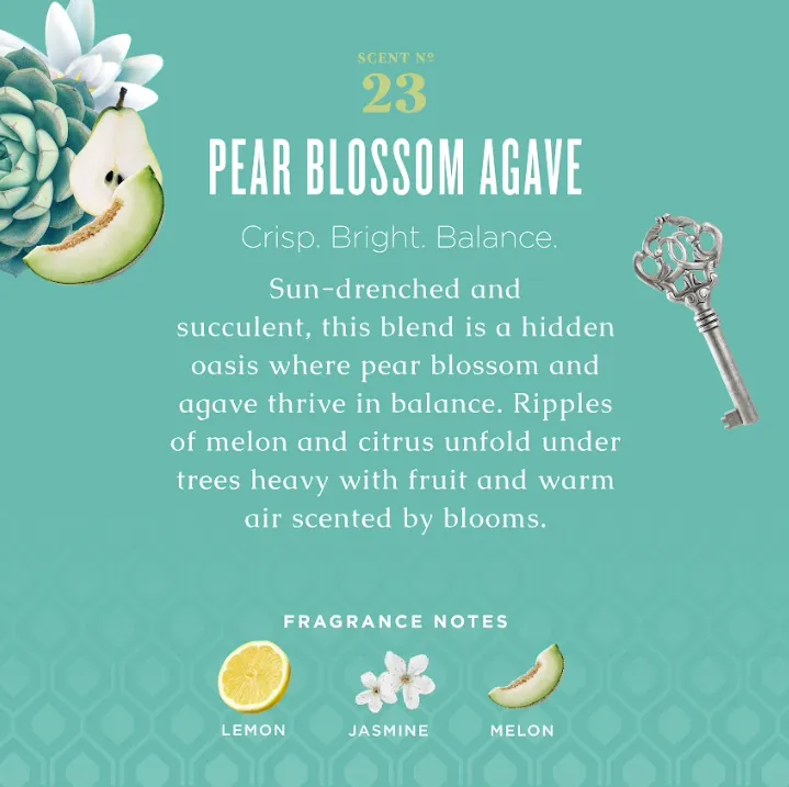 Pear Blossom Agave Hand Soap with Aloe Vera & Olive Oil