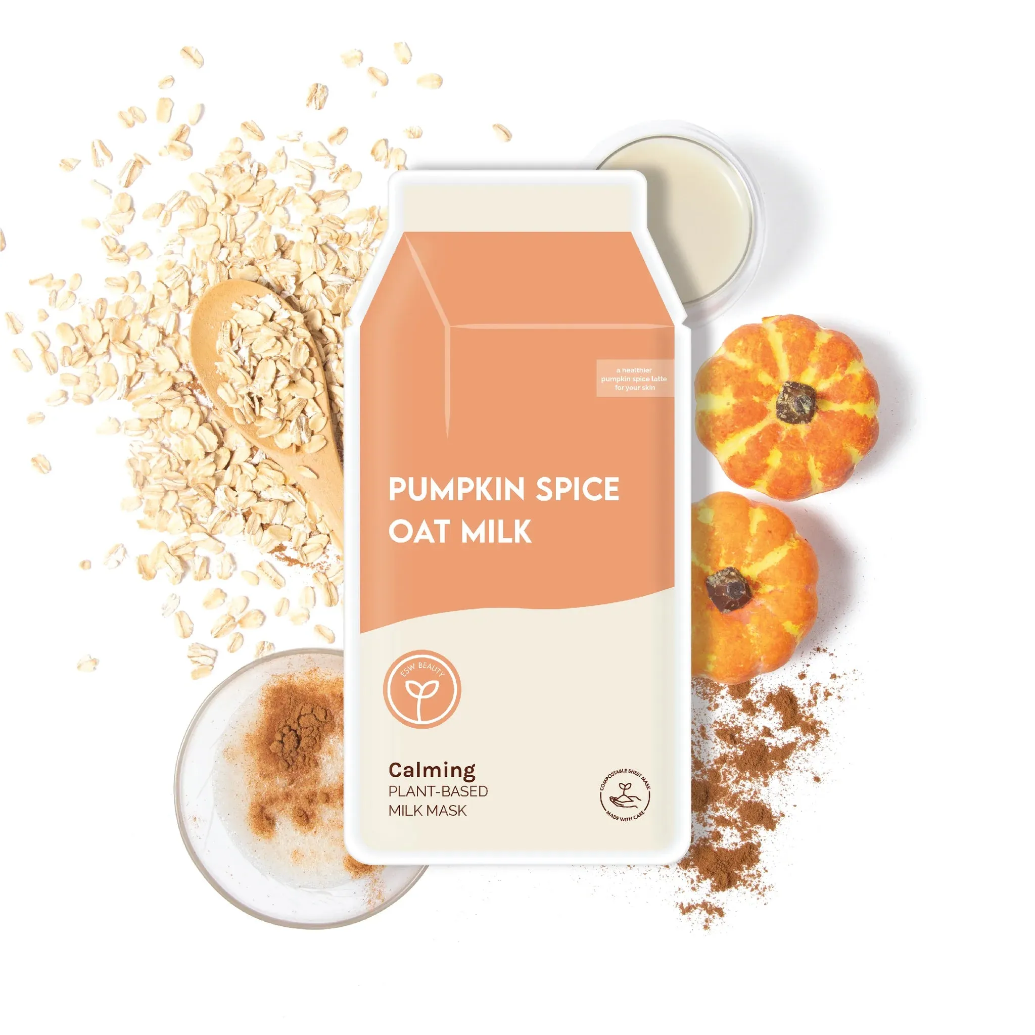 Pumpkin Spice Oat Milk Calming Mask