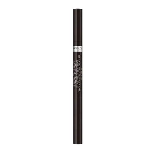 Rimmel Brow This Way Fill & Sculpt Eyebrow Definer, Soft Black