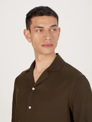 The Cuban Collar Tencel™ || Khaki | TENCEL™