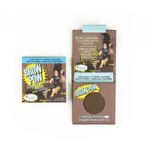 theBalm Clean and Green BROW POW® Eyebrow Powder Dark Brown 1.2g